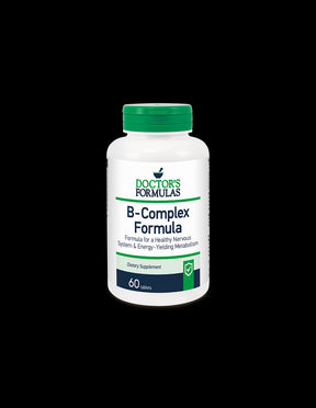 Vitamin B-Complex Formula - Energy, Nervous System, 60 Capsules Doctor's Formulas - Nutra Best Europe