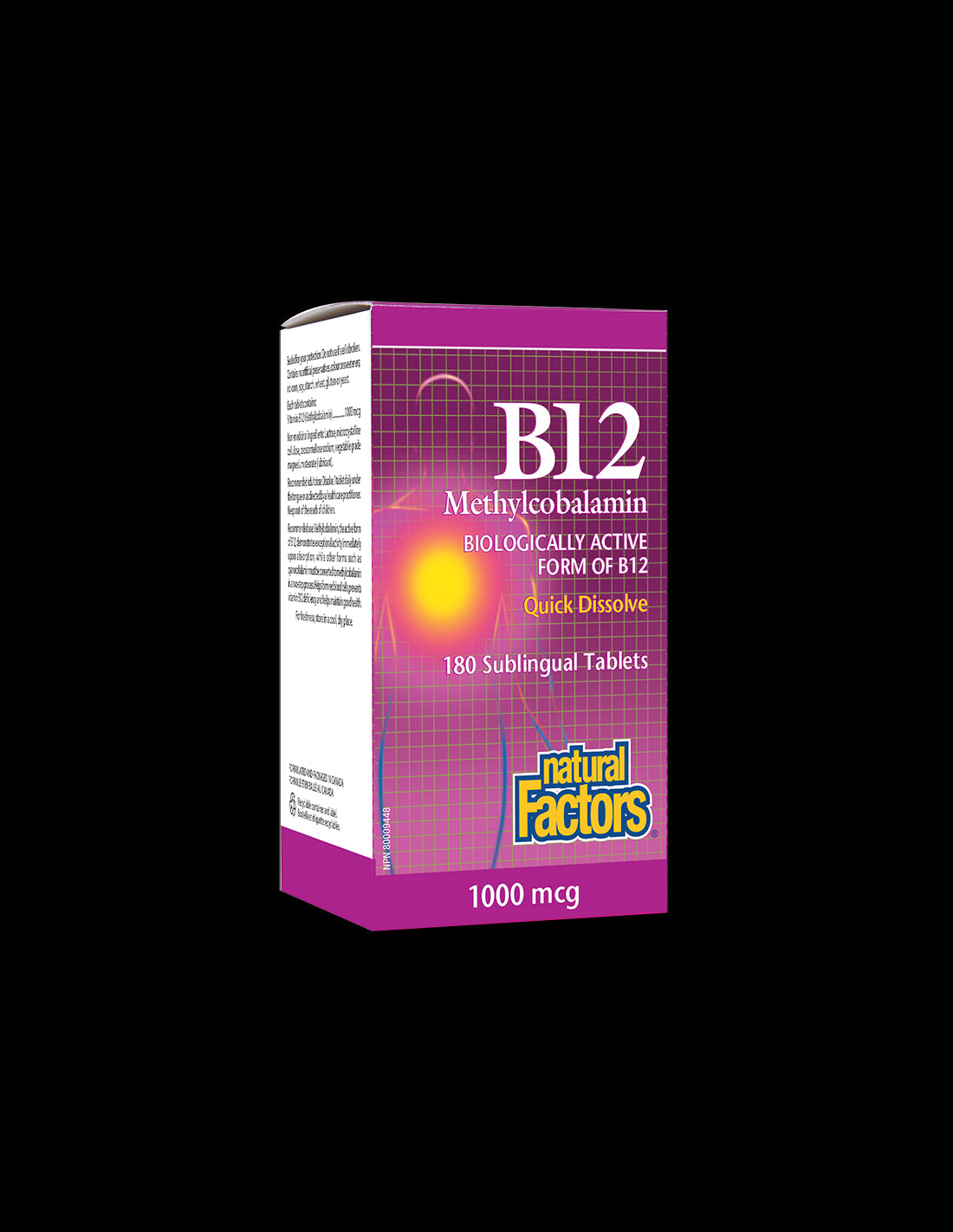 B12 Methylcobalamin 1000 mcg - 180 Подезични таблетки - Feel You