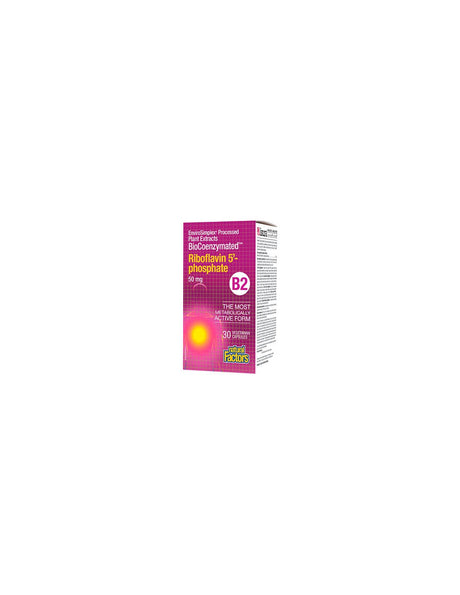 BioCoenzymated Riboflavin 5 Phosphate B2 50 mg - 30 капсули - Feel You