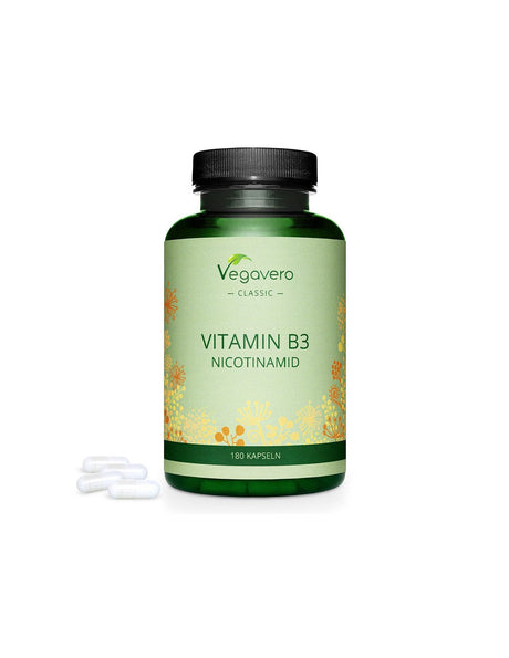 Витамин В3 (Никотинамид) - Vitamin B3 Nicotinamid, 180 капсули - Feel You