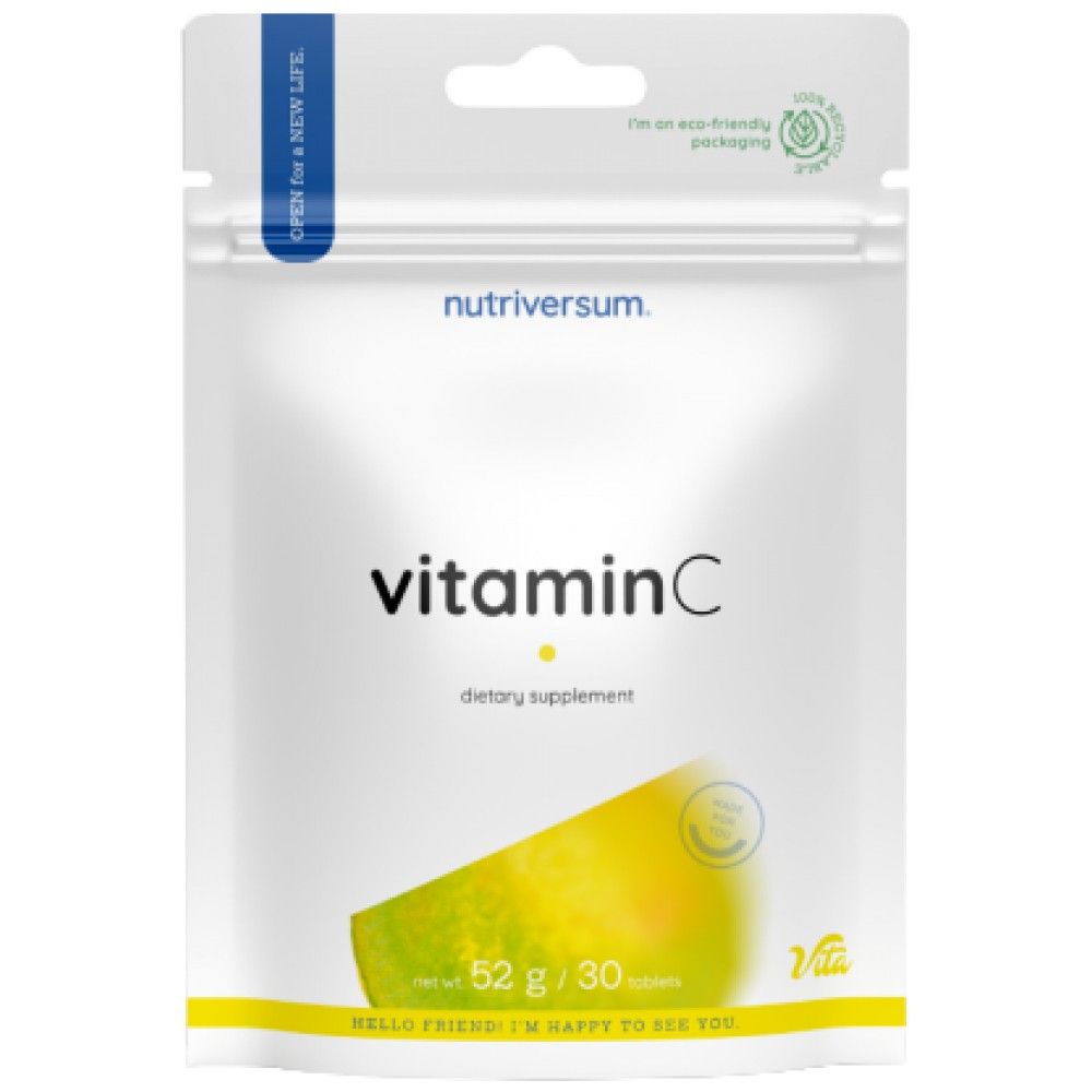 Vitamin C 1000 | Mat rose Hüften - 30 Pëllen