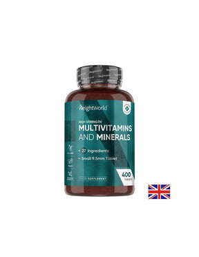 High concentration vitamins and minerals, 400 tablets - Nutra Best Europe