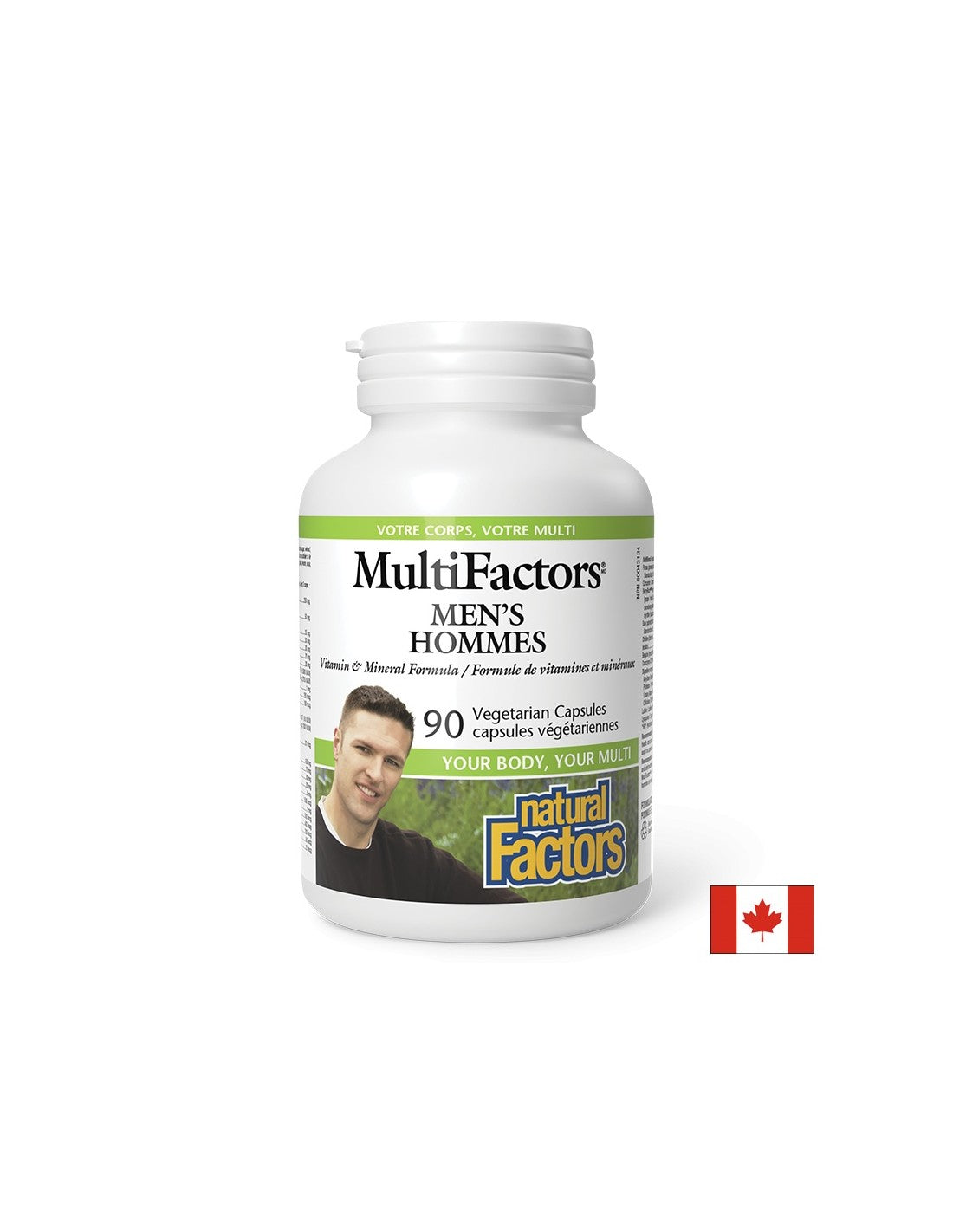 MultiFactors férfi vitaminok és ásványi anyagok, 90 V-os kapszula <tc>Natural Factors</tc>