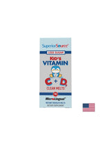 Vitamini C + D - Formula za otroke Otroci Vitamin C + D, 90 Sublinglual tablete