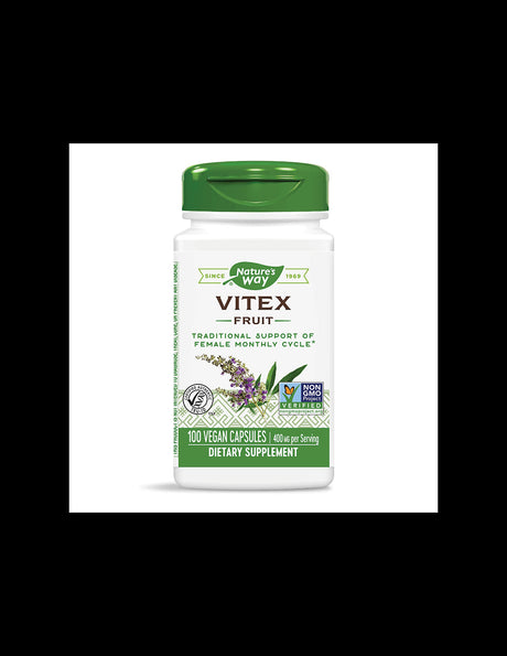 Vitex Fruit/ Витекс (плод) 400 mg x 100 капсули Nature’s Way - Feel You