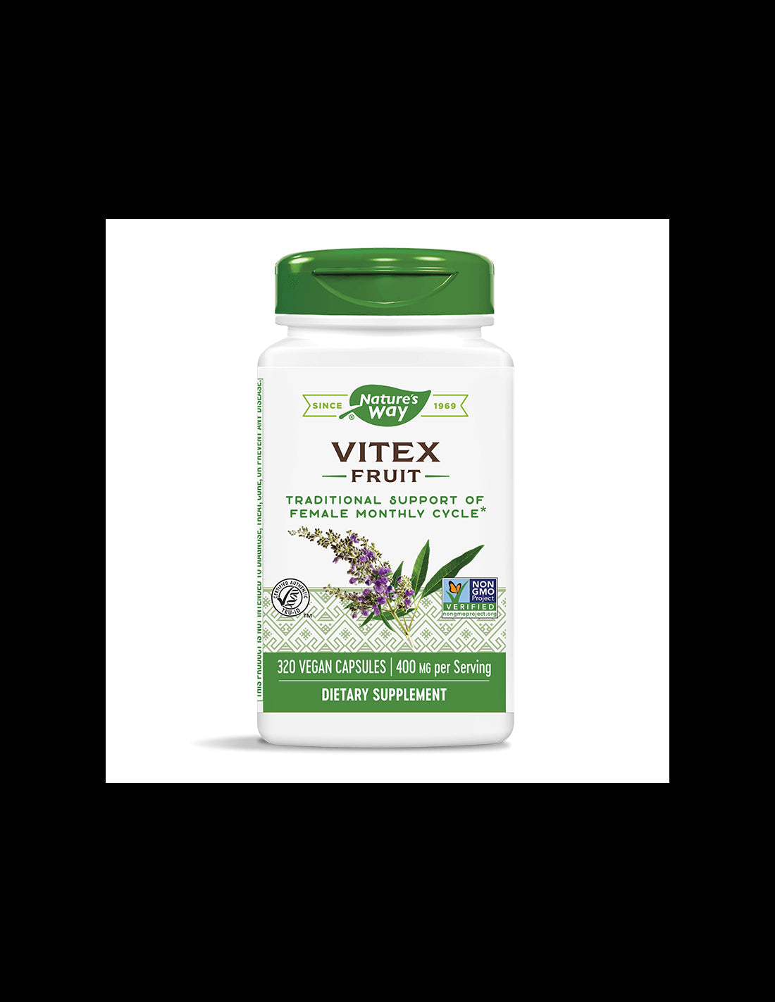 Vitex Fruit/ Витекс (плод) 400 mg x 320 капсули Nature’s Way - Feel You