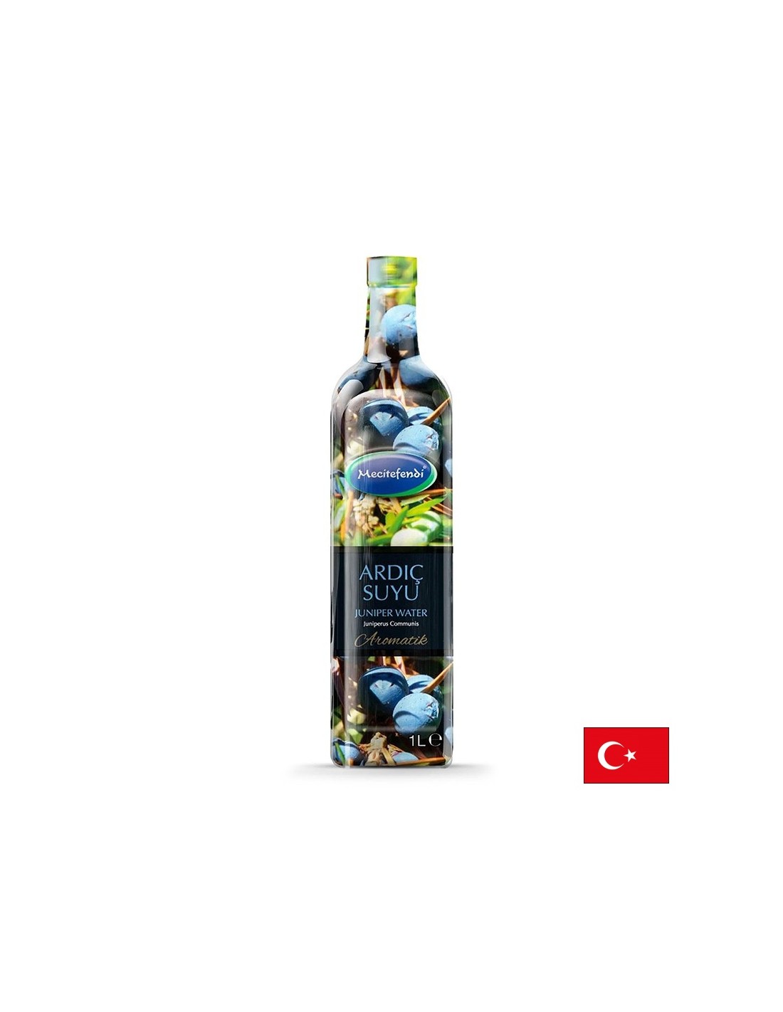 Aromatic juniper water for healthy kidneys - Antimicrobial and diuretic, 1 liter, 20 doses