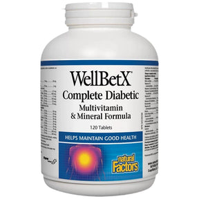 WellBetX® Complete Diabetic - 120 Tablets - Nutra Best Europe