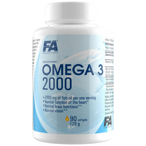Omega 3 Fish Oil 2000 - 90 Gel capsules - Nutra Best Europe