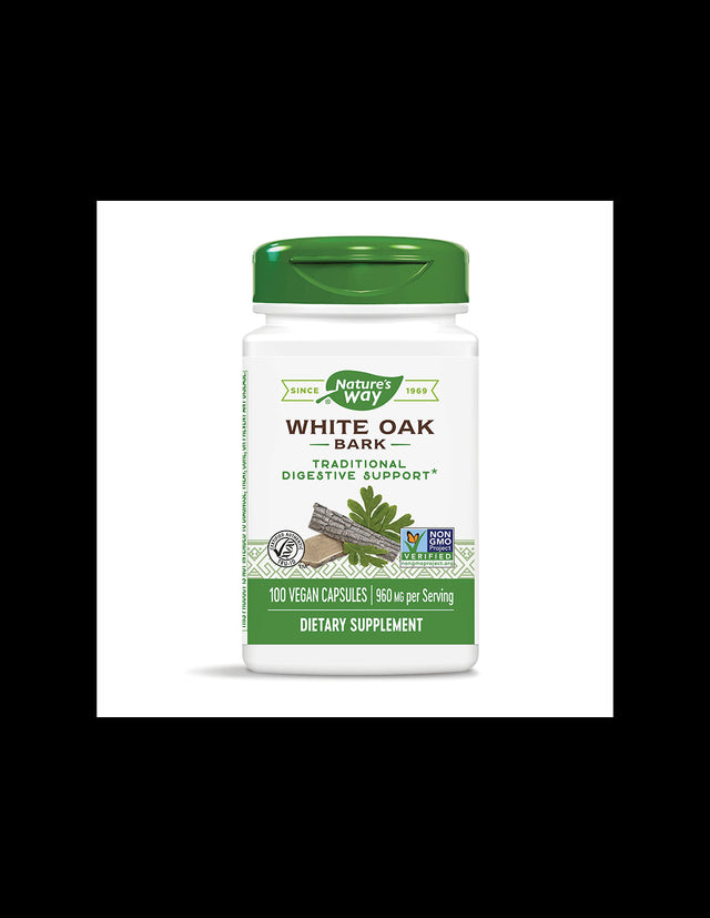 White Oak Bark/ Бял дъб (кора) 480 mg х 100 капсули Nature’s Way - Feel You