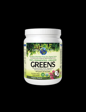 Whole Earth & Sea | 100% Fermented Organic Greens, Tropical - 390 grams - Nutra Best Europe