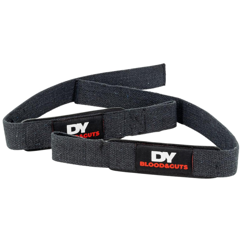 DY Blood and Guts Lifting Straps | Cotton