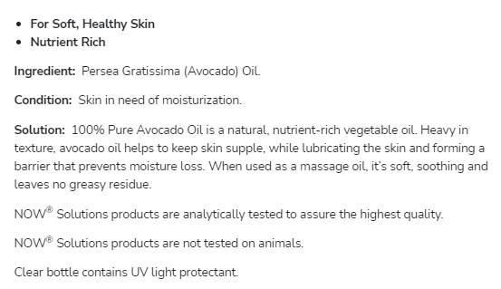 Avocado Oil | 100% Pure Moisturizing Oil - 473 ml