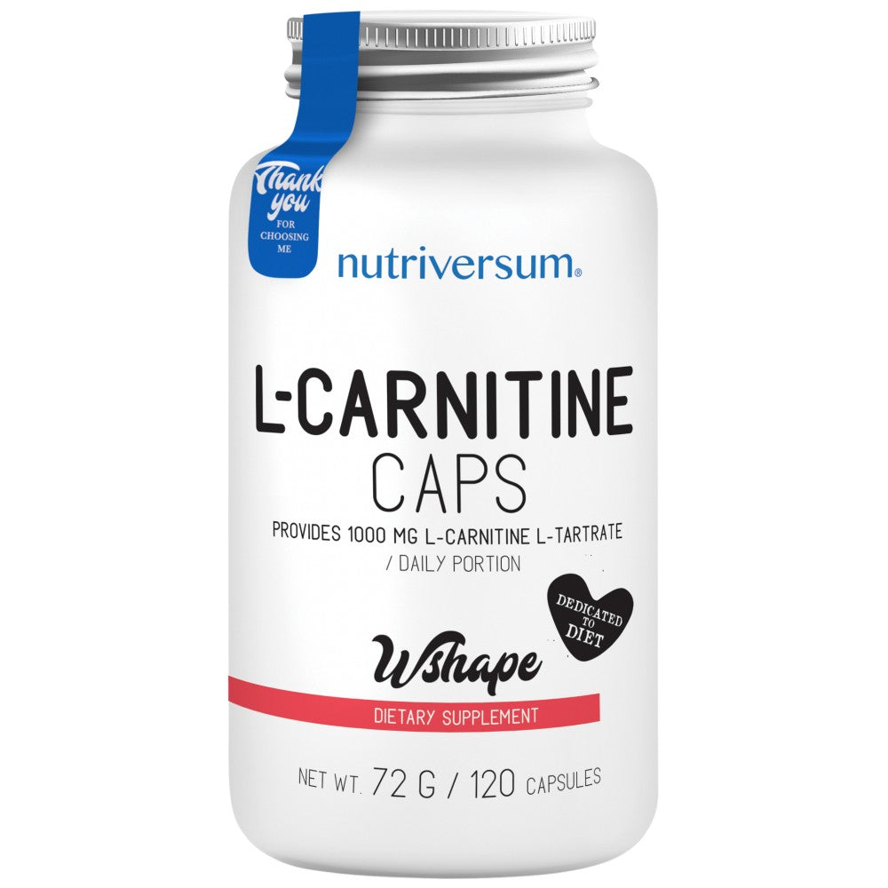 L-Carnitine Caps 500 mg 120 капсули - Feel You