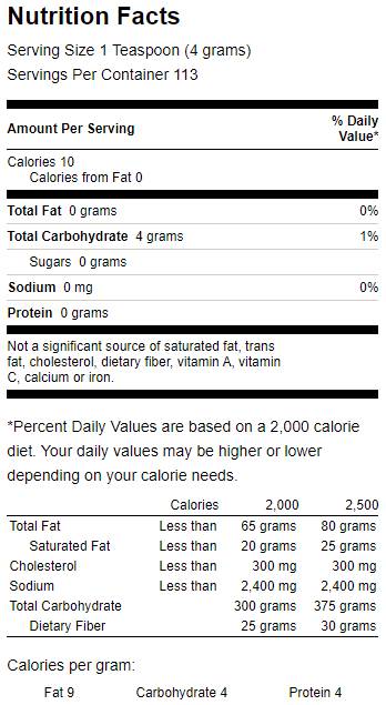 100% Pure Net-GMO XYLITOL Grillle 454 Gramm