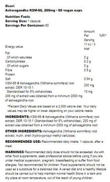 Ashwagandha KSM -66® 200 mg - 120 capsules