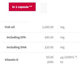 Omega-3 + D3 90 Гел капсули