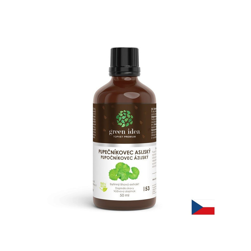 Per la circolazione sanguigna, il sistema venoso e il cervello - Gotu Kola, 50 ml di tintura