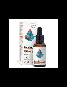 Eye health - Lutein + zeaxanthin + vitamin A and Fish oil, 30 ml, drops - Nutra Best Europe