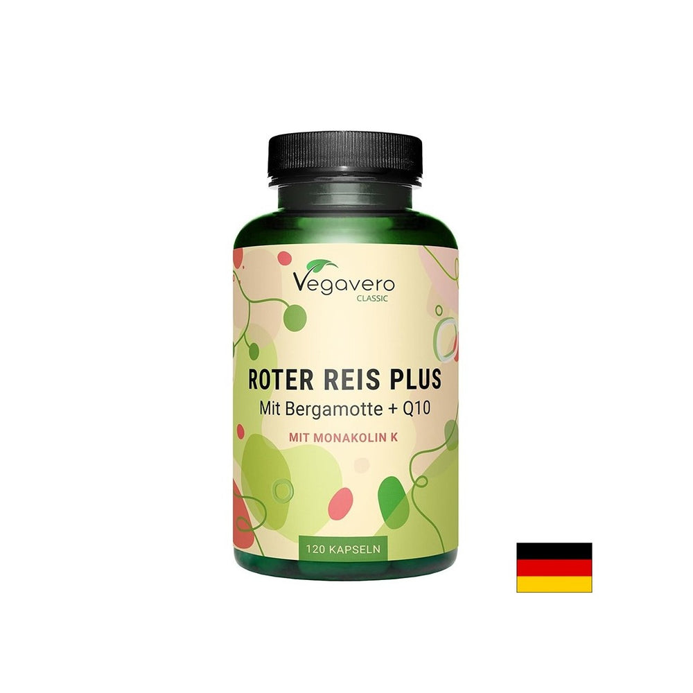 Heart Health - Red Rice (Yeast) + Bergamot and Coenzyme Q10, 120 capsules
