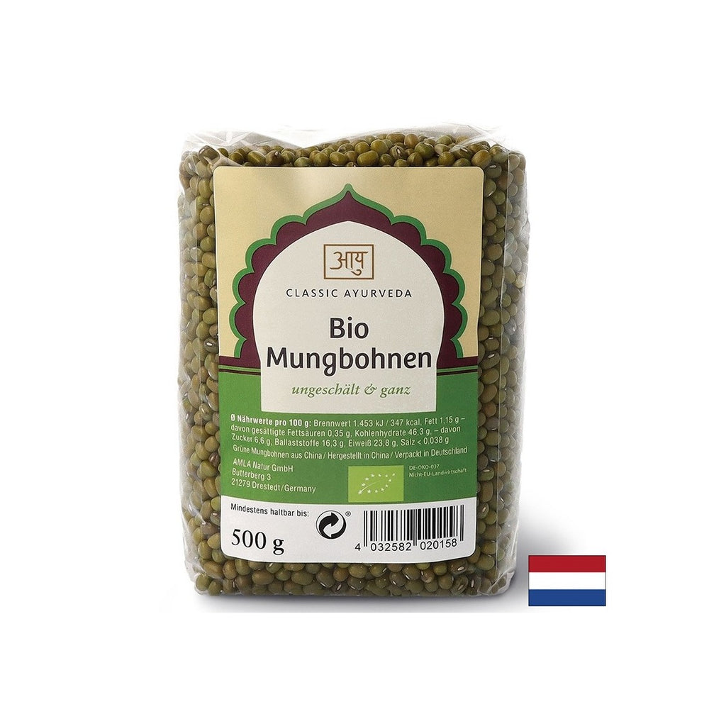 Fazole zelené mung (nebělené), bio, 500 g