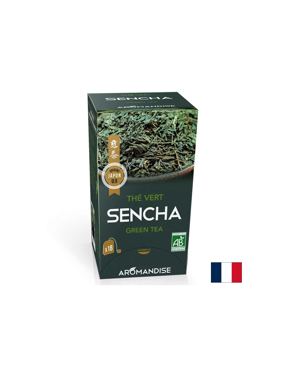 Sencha green tea, 18 filter bags