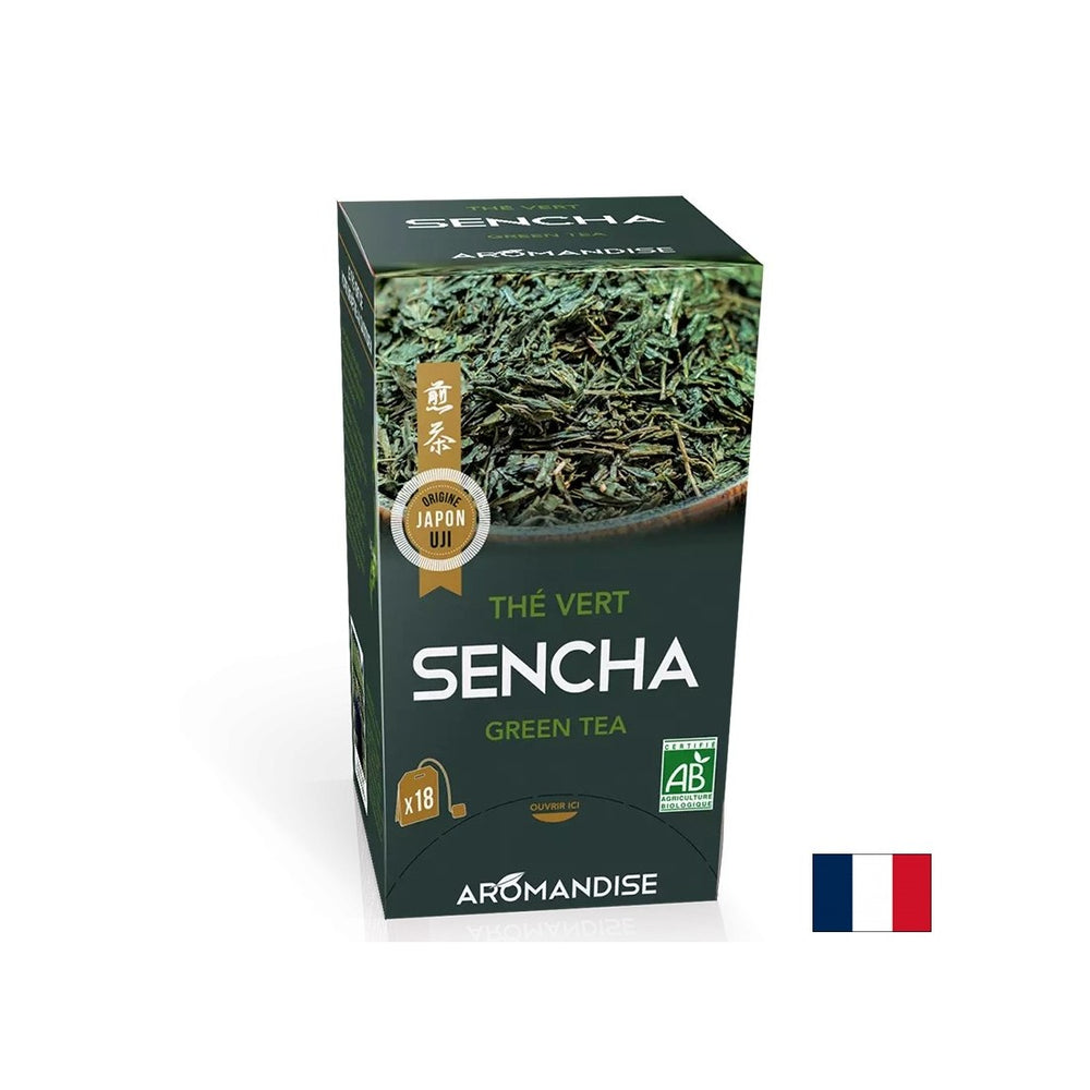Sencha green tea, 18 filter bags