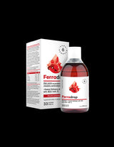 Желязо + фолиева киселина с витамини С, В6, В12, 500 ml Aura Herbals - Feel You