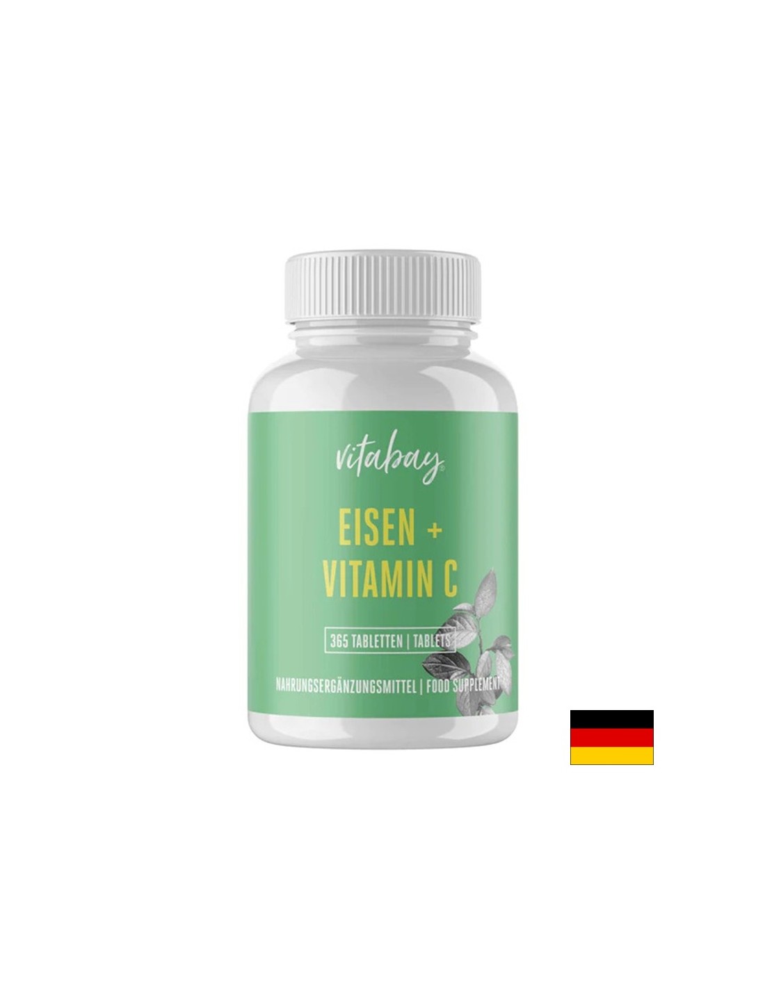 Iron + Vitamin C, 365 tablets Vitabay