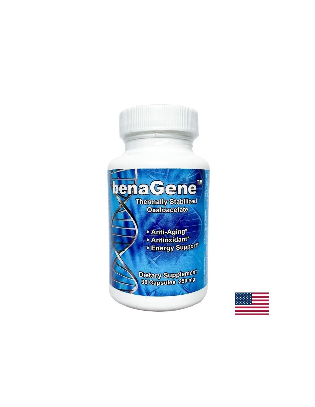 Women's Health and Anti-Aging - Thermally Stabilized Oxaloacetic Acid benaGene, 30 capsules