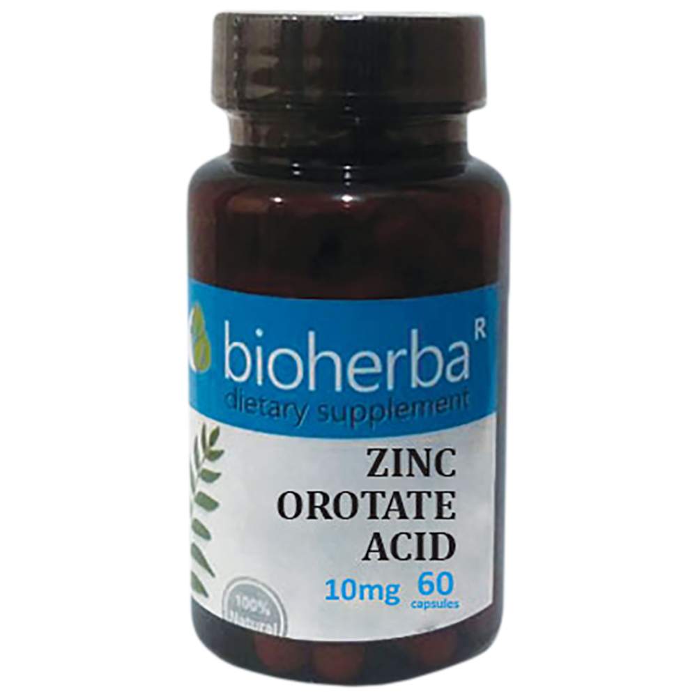 Zinc Erotate Acid 10 mg - 60 capsules